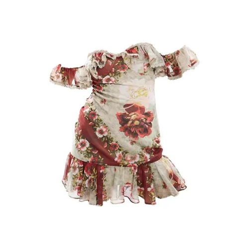 PLAY BUSH Короткий рукав Платье Женское Цвет на изображении