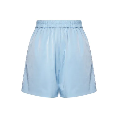 THE SEA LIFE Повседневные шорты Женские Небесно-голубой