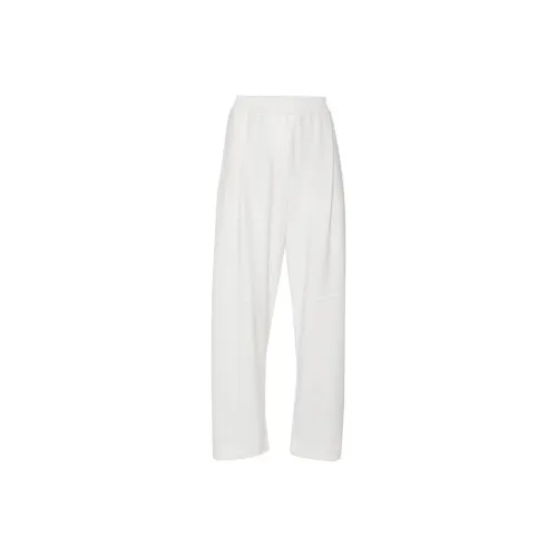 Brunello Cucinelli Белые Женские Вязаные Спортивные Брюки