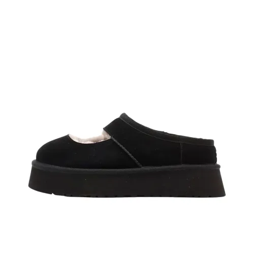 UGG Износостойкие Домашние тапочки Женские Черные