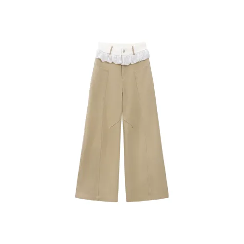 POPO.INFO Хаки Женские Джинсы