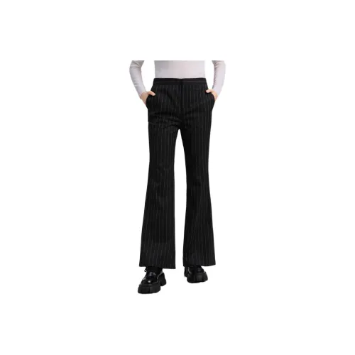 Blood Glitter Костюм Брюки Женские Черные Полосы