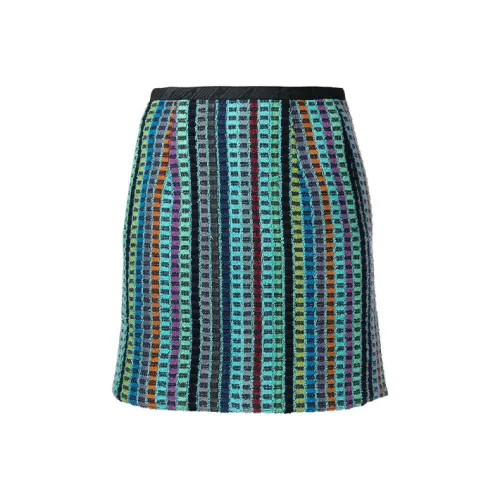 Marine Serre Многоцветные Женские Повседневные Короткие Юбки