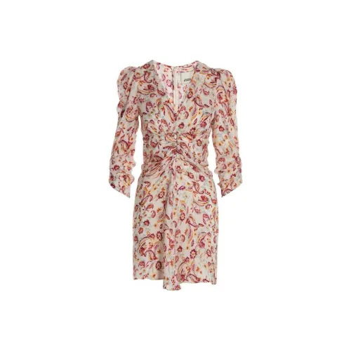 ISABEL MARANT Red Женские Длинные Платья с Рукавами