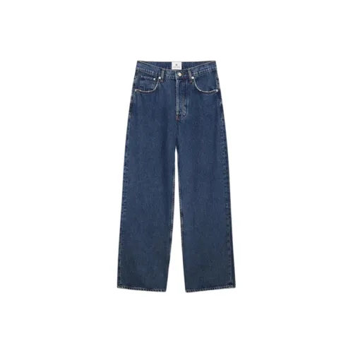 Anine Bing SS25 Джинсы Женские Морской синий
