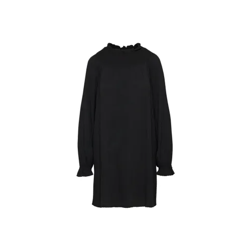 ARITZIA WILFRED CIDER Платье Длинное с длинными рукавами Женское Черное Черное