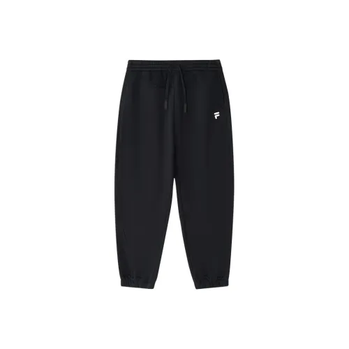 FILA FUSION URBAN TECH Вязаные спортивные брюки женские цвет черный Jet