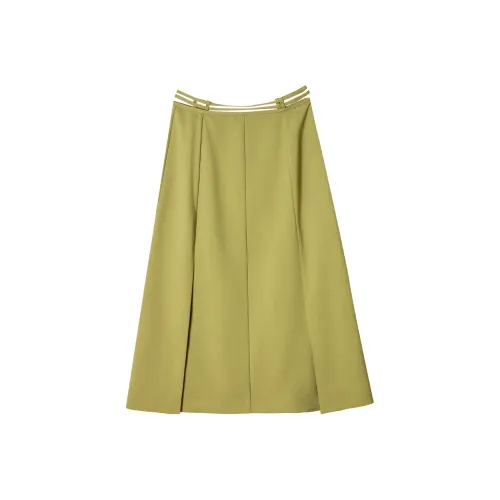 C+IMPRESS Длинная Юбка Моховый Зеленый