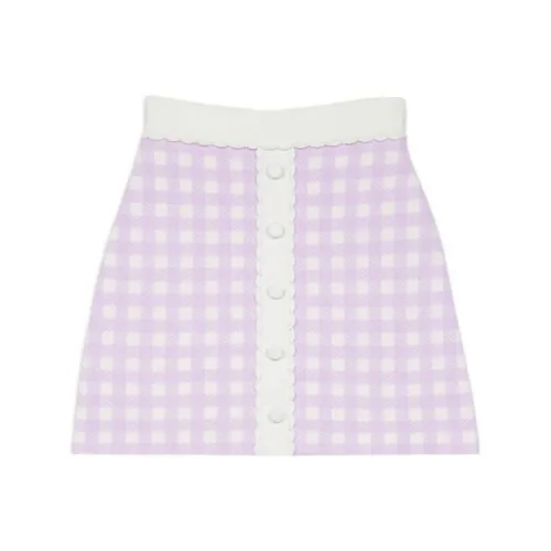 Maje Фиолетовые Женские Повседневные Короткие Юбки