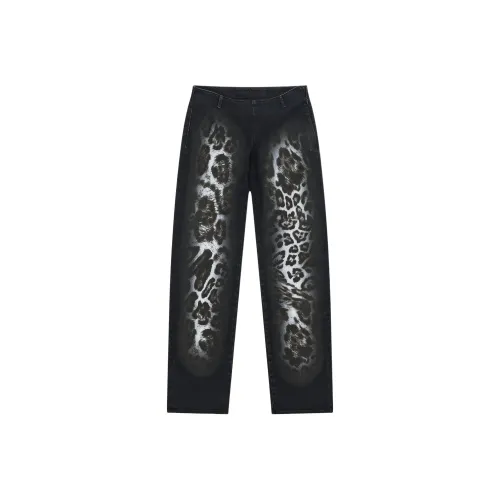 Ksubi Mowalola Collaboration Женские Джинсы Черного Цвета