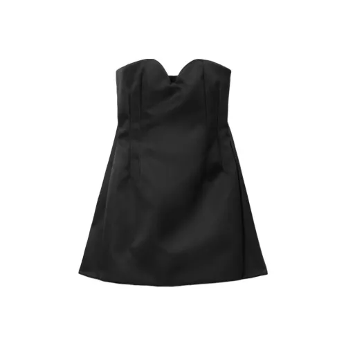 Lanvin Черные Женские Платья без рукавов