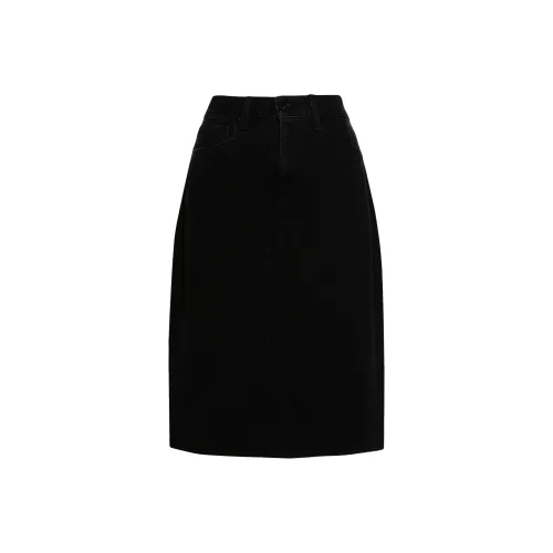 PAIGE Деним Длинная Юбка Женская Черная