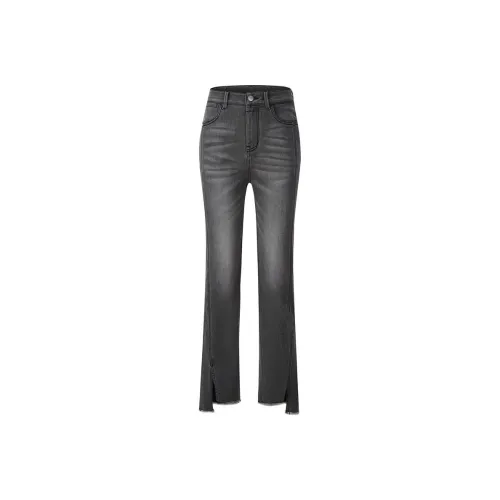PORTSPURE Черный GREY Женские Джинсы