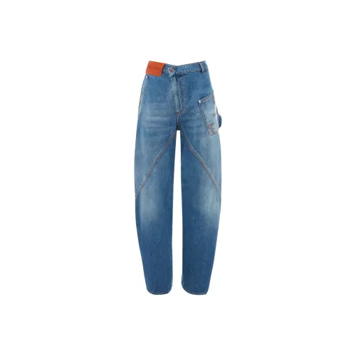 JW Anderson Синие Женские Джинсы