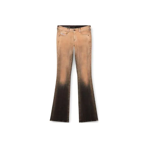 DIESEL FW24 Джинсы Женские Черный Коричневый