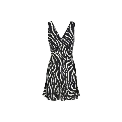 Réalisation Par Зебровый принт Женские Платья без рукавов