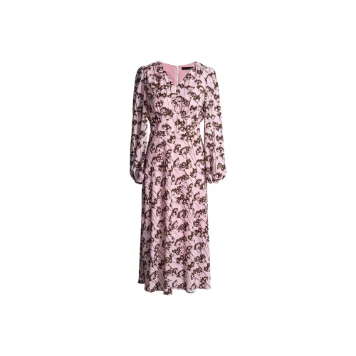 ROEYSHOUSE Длинное платье с длинными рукавами женское многоцветное