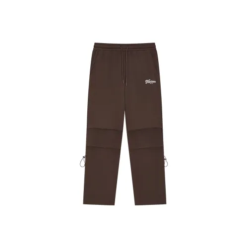 FUN SS25 Вязаные спортивные брюки женские кофейного цвета