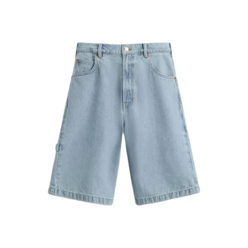 ZARA Джинсовые шорты Мужские Светло-синие