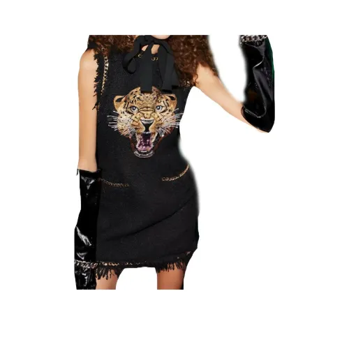 TCH Черные Женские Платья без рукавов