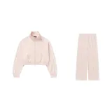 Set (Light Pink Top + Light Pink Pants)  
Комплект (Светло-розовый топ + Светло-розовые штаны)