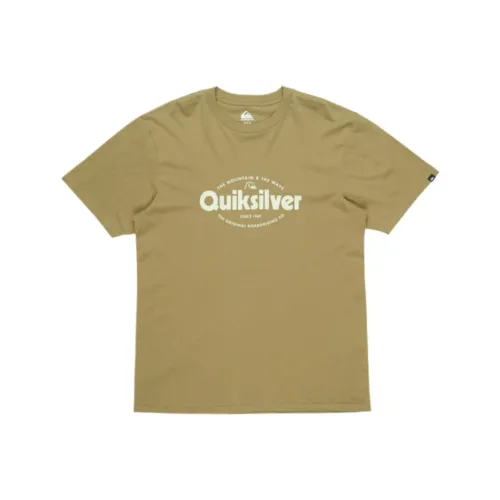 Quiksilver Зеленые Мужские Футболки