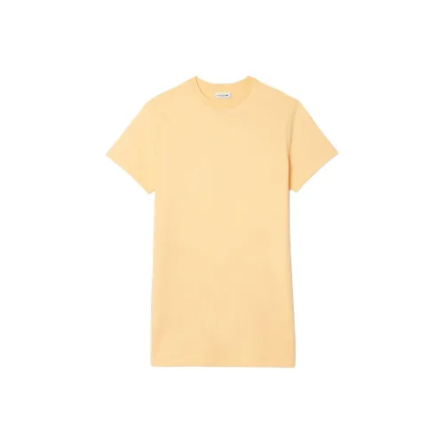 LACOSTE Collaboration Короткое платье с короткими рукавами женское желтое