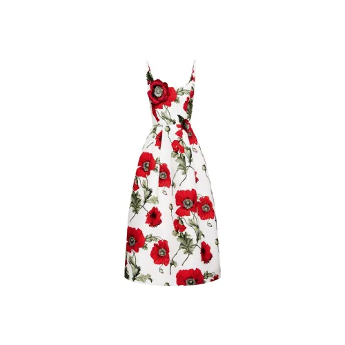 Oscar De La Renta Белый Женские Слиплатья