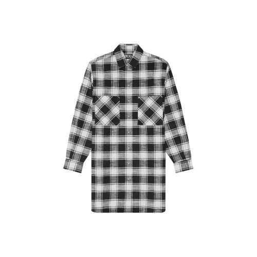DIESEL Черное/Белое Женские Длинные Платья с Рукавами