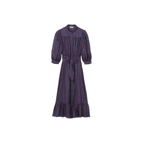 Sandro Короткий рукав Платье Женское Многоцветное