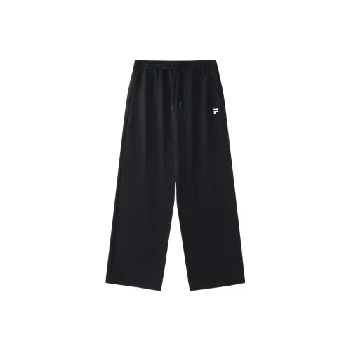FILA FUSION LIFE Вязаные тренировочные брюки женские глубокий черный BK