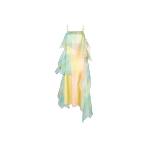 Staud Многоцветные Женские Платья без рукавов