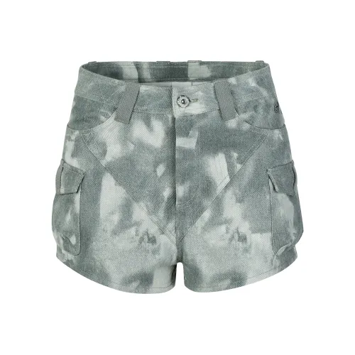 Guuka Hero Повседневные шорты Женские Светло-серые