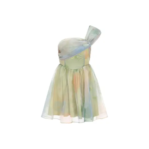 ARTE PURA Без рукавов Платье Женское Зеленое