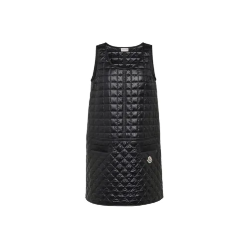 Moncler Без рукавов Платье Женское Черное