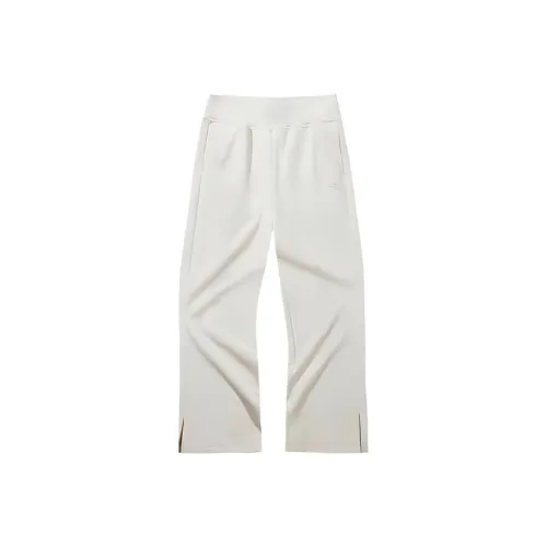 ANTA Variety Тренировки Коллекция Вязаные Тренировочные брюки Женские Белые Чайный Коричневый