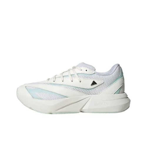 Adidas LIGHTBLAZE Устойчивые к истиранию Низкие беговые кроссовки для женщин яркий белый