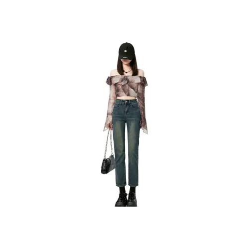 THEA Джинсы Женские Бетон Серый