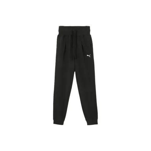 PUMA Брюки Черные Женские Вязаные Тренировочные Брюки