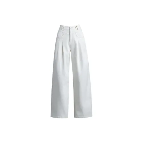 You cow me pants Экрю Женские Джинсы