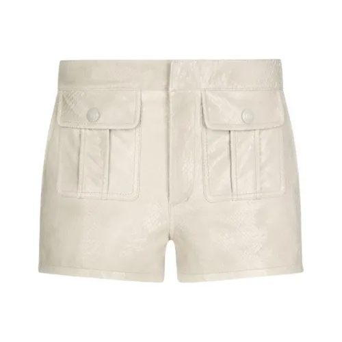 TOM FORD FW24 Повседневные шорты Женские Бежевые