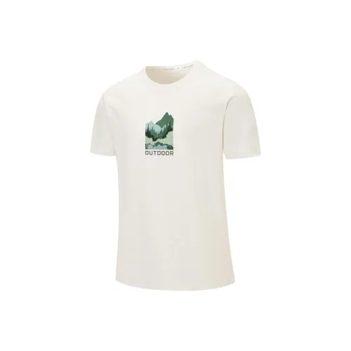 XTEP Bright Moon White Мужская T-рубашка