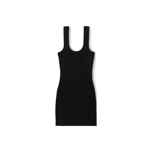 Alexander Wang SS24 Sleeveless Dress Women's Black Александр Wang SS24 Без рукавов Платье Женское Черное