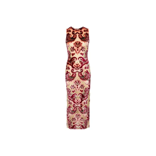 ETRO Красные Женские Платья без рукавов