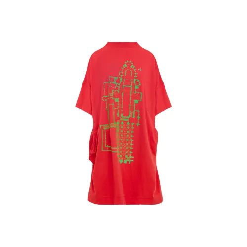 Vivienne Westwood Red Женские Короткие Платья с Рукавами