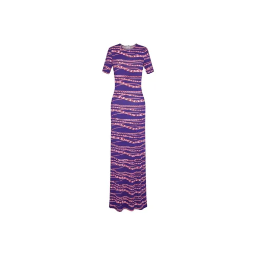 Paco Rabanne Короткое платье с короткими рукавами женское