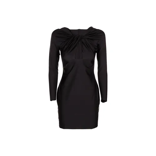 COPERNI Длинное платье с длинными рукавами женское черное