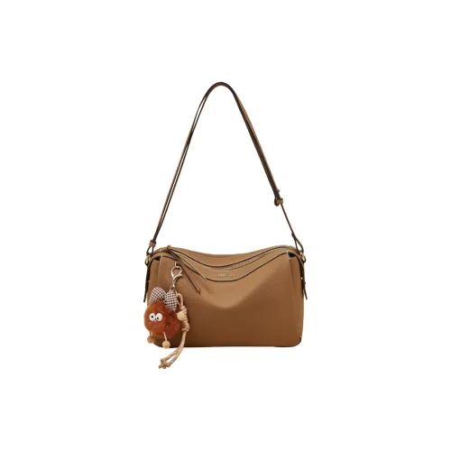 safiya Коровья кожа с синтетической кожей сумка на плечо женская коричневый