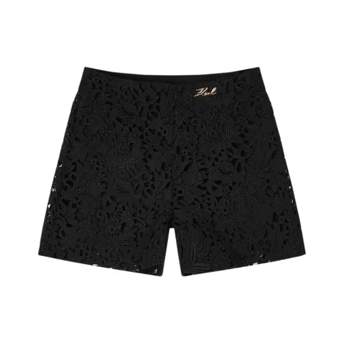 Шорты KARL LAGERFELD Повседневные Женские Черные