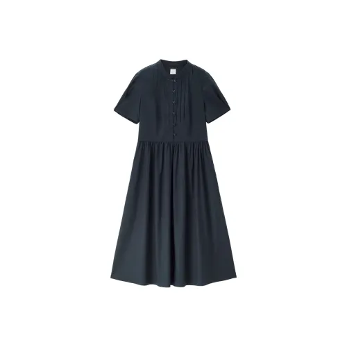 Giordano Женские Платья с Коротким Рукавом
